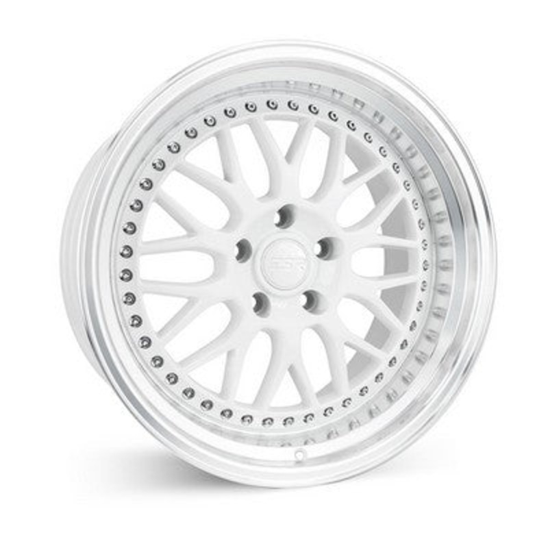 ESR Wheels SR01 GLOSS WHITE/MACHINE LIP 18×9.5 5X114.3 ET35 cb72.6
