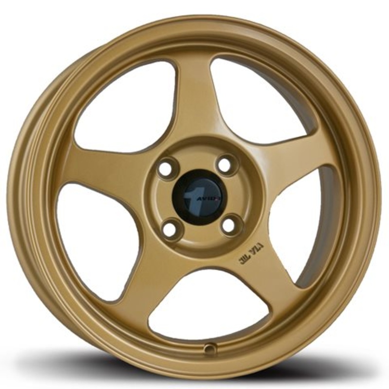 Avid 1 Wheels AV-08 GOLD 15×6.5 4×100 et35 cb73.1