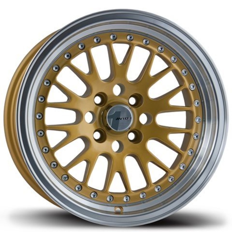 Avid 1 Wheels AV-12 GOLD 16×8 4×100/4×114.3 et15 cb73.1