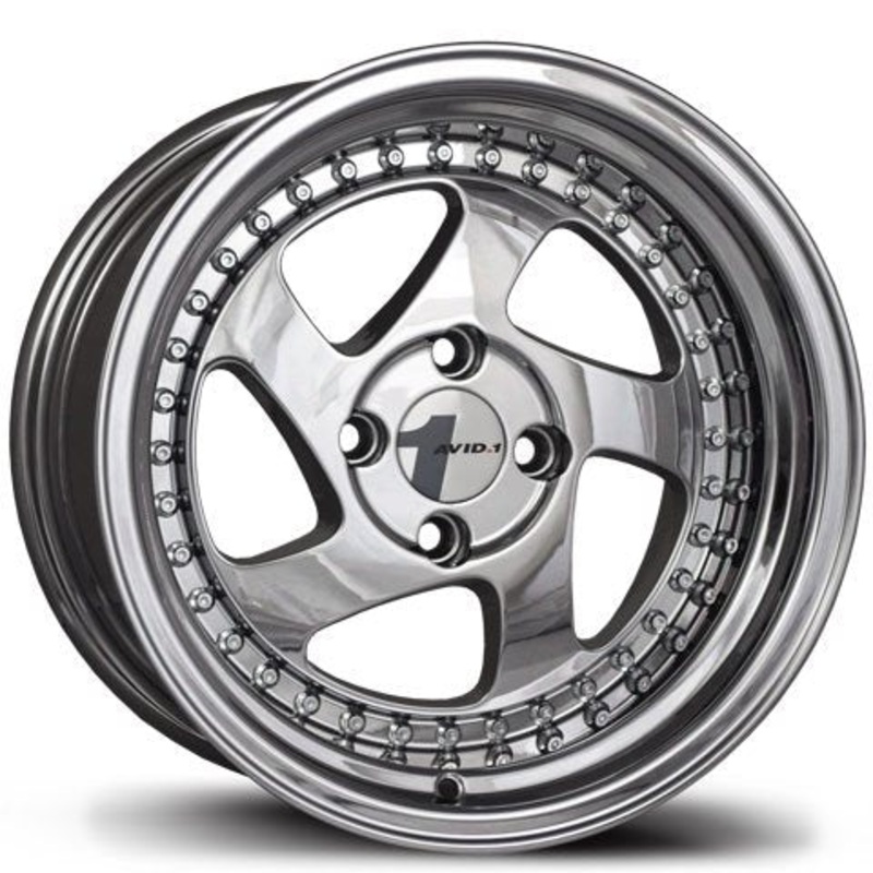 Avid 1 Wheels AV-19 CHROME PVD 15×8 4×100 et25 cb73.1