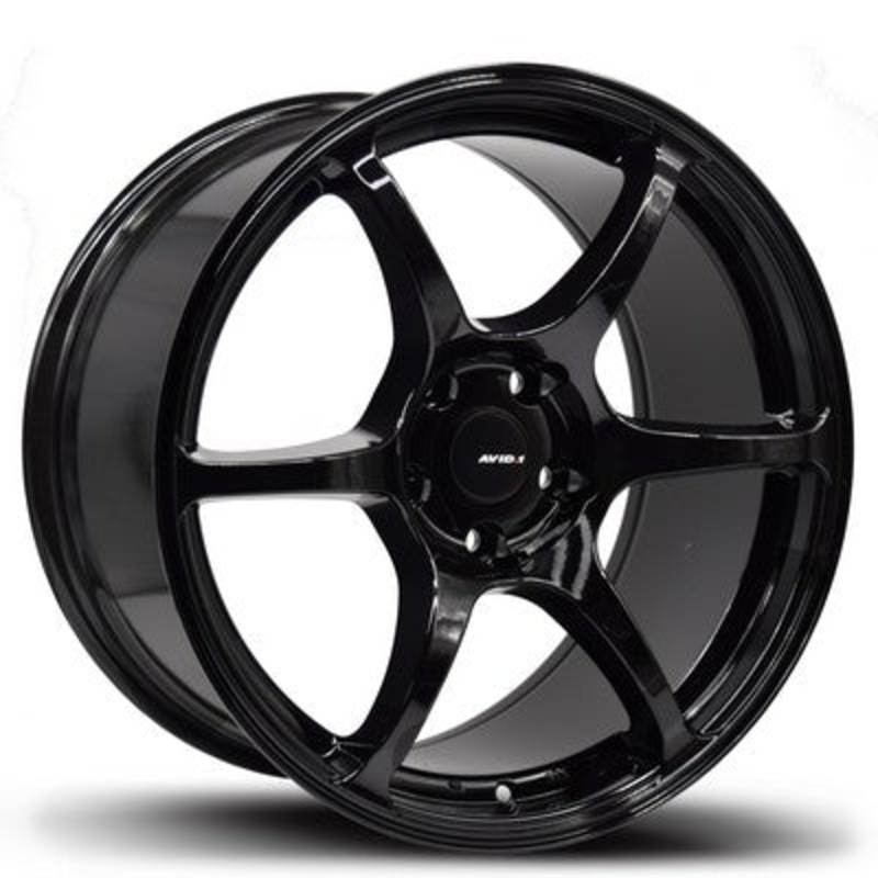 Avid 1 Wheels AV-26 GLOSS BLACK 17×8 5×114.3 et35 cb73.1