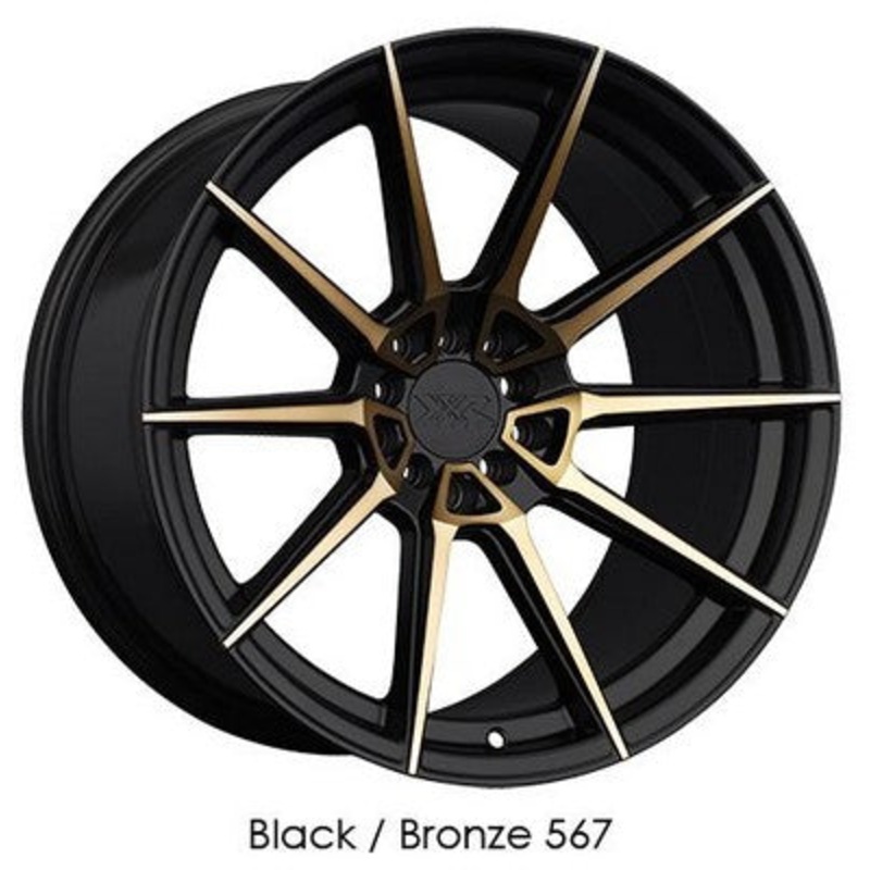 XXR Wheels 567 Bronze & Black 18×9.5 5×100 5×114.3 et38 cb73.1