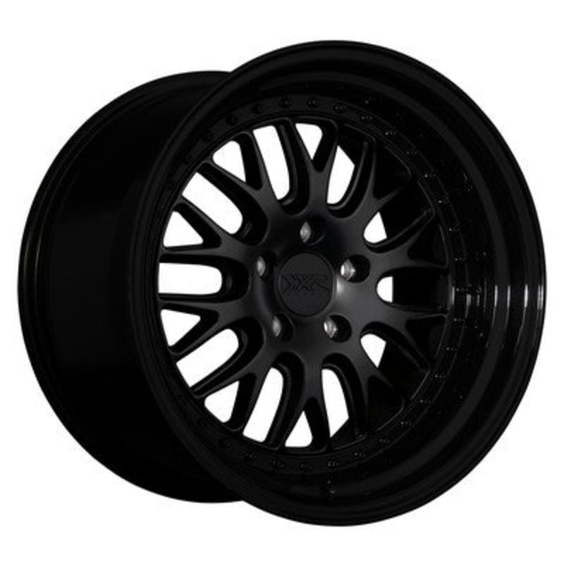 XXR Wheels 570 Flat Black / Gloss Black Lip 18×9.5 5×114.3  et35 cb73.1
