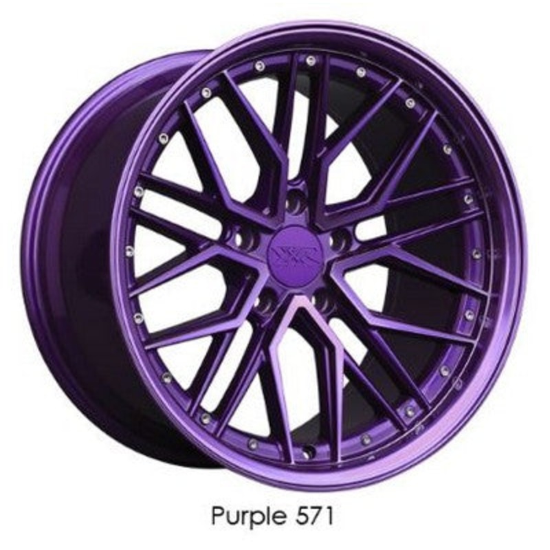 XXR Wheels 571 Diamond Cut Purple 18×8.5 5×112  et35 cb73.1