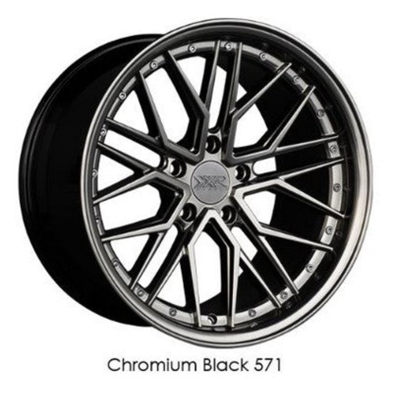 XXR Wheels 571 Chromium Black 18×8.5 5×100  et35 cb73.1