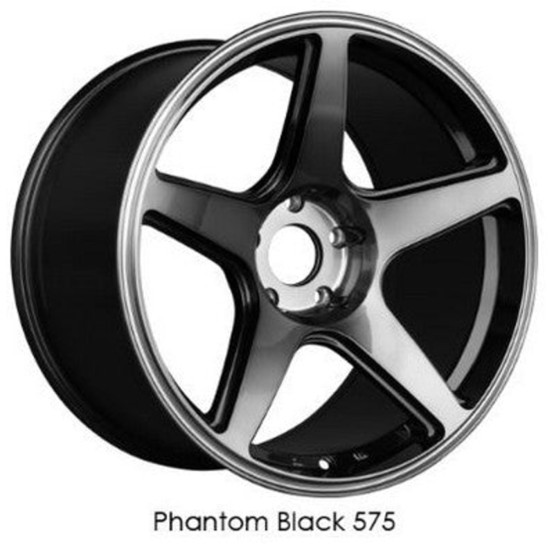 XXR Wheels 575 Phantom Black 18×8.5 5×112  et35 cb73.1