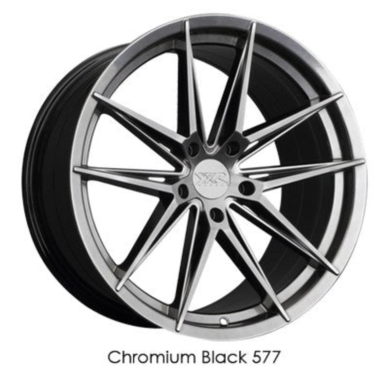 XXR Wheels 577 Chromium Black 18×8.5 5×114.3  et20 cb73.1