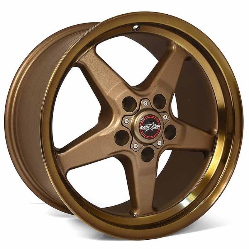 Race Star 92 Drag Star 17×4.50 5×4.50bc 1.75bs Bronze Wheel