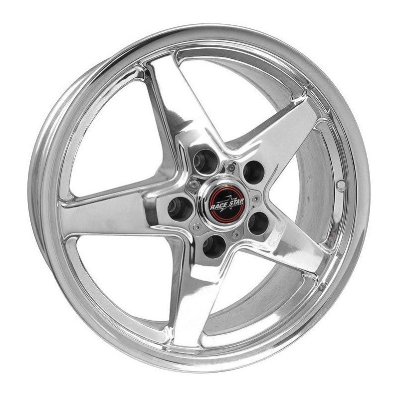 Race Star 92 Drag Star 17×7.00 5×4.75bc 4.88bs Direct Drill Polished Wheel