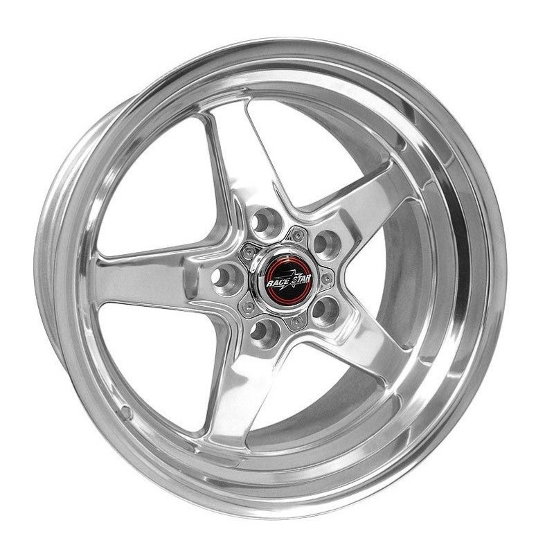 Race Star 92 Drag Star 17×9.50 5×4.75bc 7.30bs Direct Drill Polished Wheel