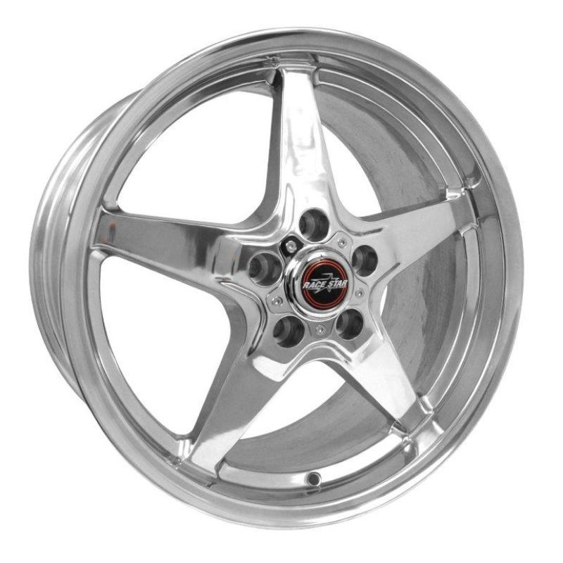 Race Star 92 Drag Star 18×10.50 5×4.75bc 7.00bs Direct Drill Polished Wheel