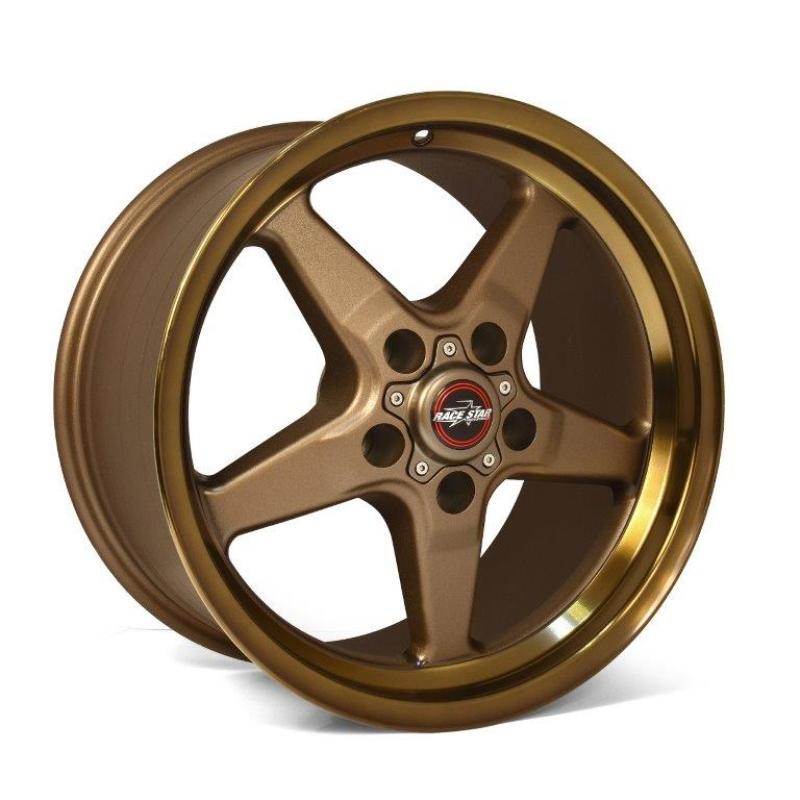 Race Star 92 Drag Star Bracket Racer 17×10.5 5×4.50BC 7.625BS Bronze Wheel