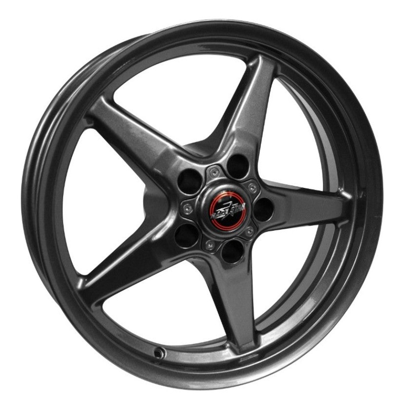 Race Star 92 Drag Star Bracket Racer 18×5 5x120bc 2.00bs Metallic Gray Wheel