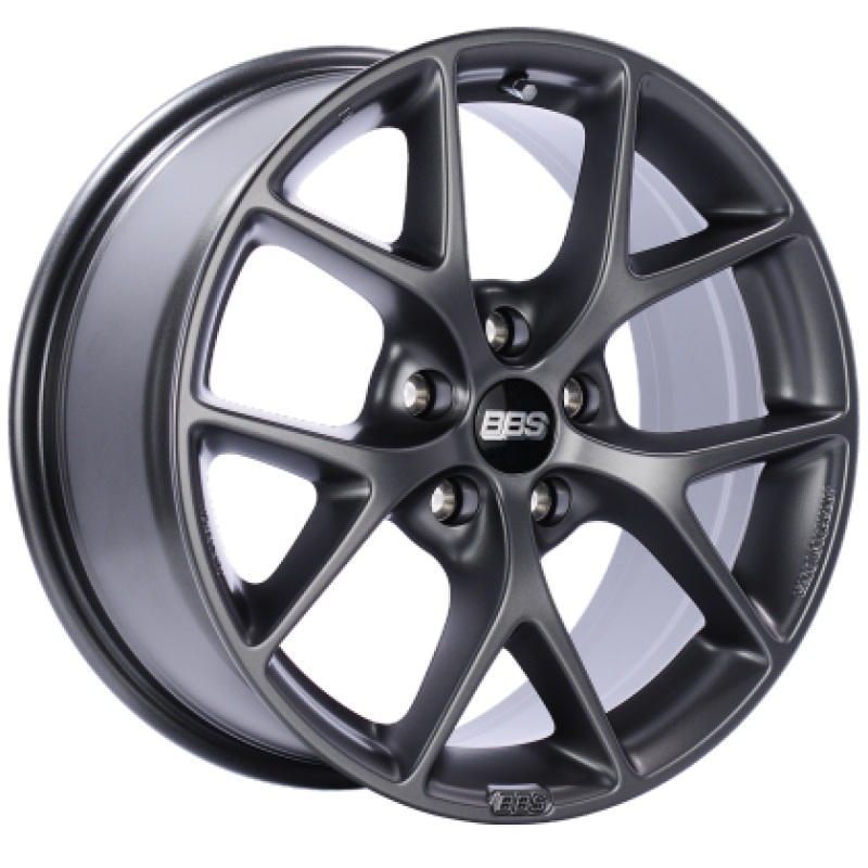 BBS SR 18×8 5×100 ET36 Satin Grey Wheel -70mm PFS/Clip Required