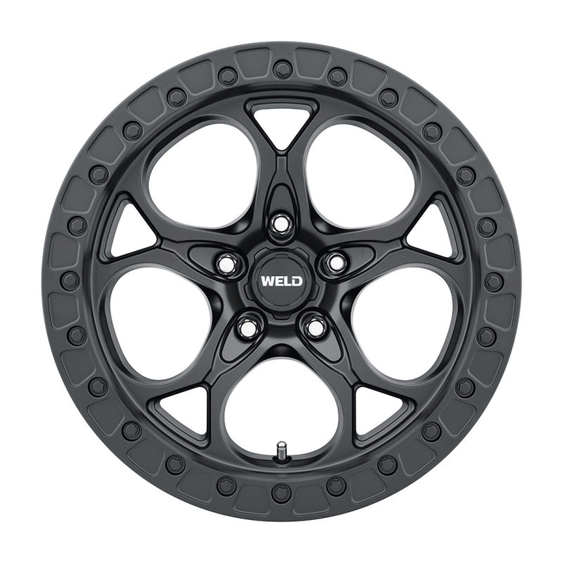 Weld Off-Road W108 17X9.0 Ledge 5X127 ET-12 BS4.50 Satin Black 71.5