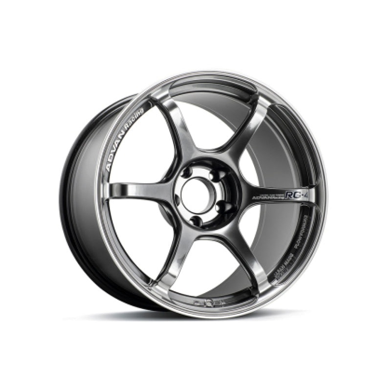 Advan RG-4 18×9.5 +38 5-114.3 Racing Hyper Black & Ring Wheel