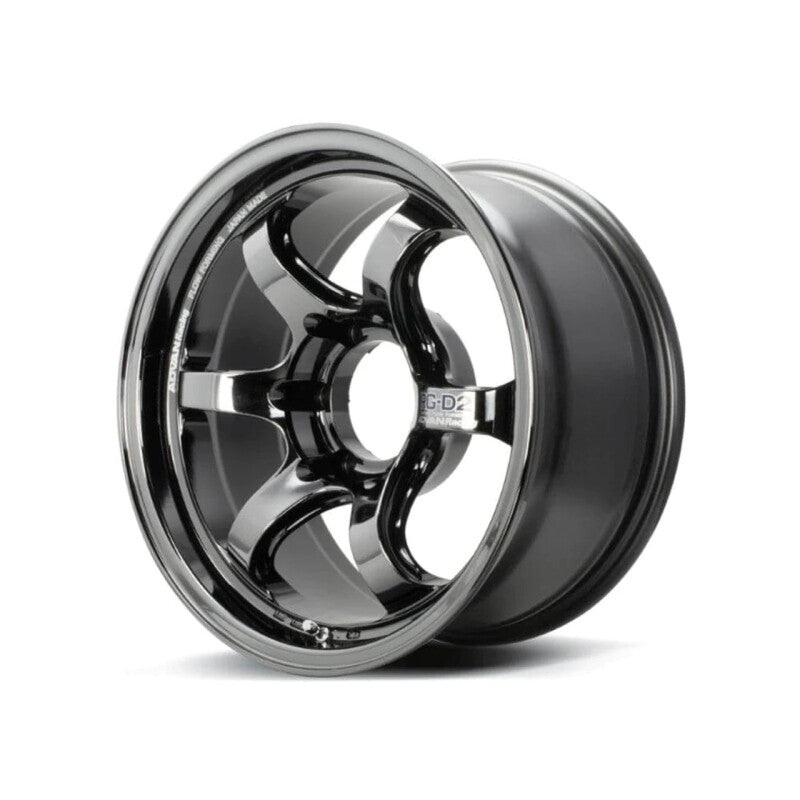 Advan RG-D2 17×8.5 -10MM 6-139.7 Black Chrome Wheel