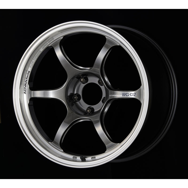 Advan RG-D2 18×9.5 +22 5-114.3 Machining & Racing Hyper Black Wheel