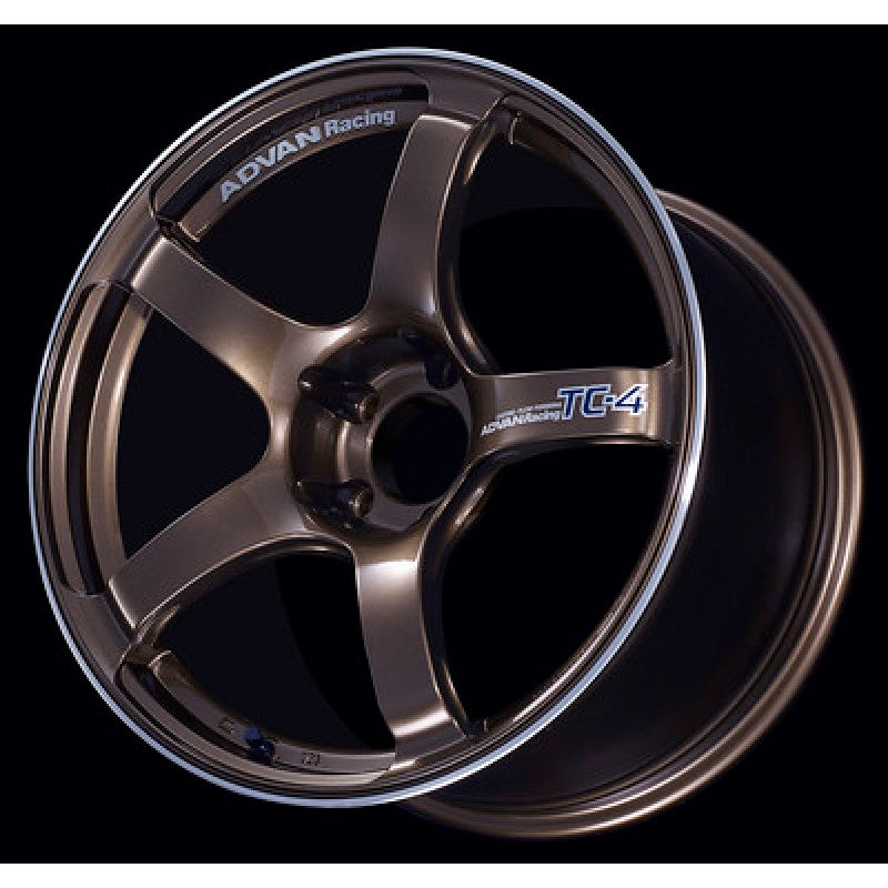 Advan TC4 17×8.5 +31 5-114.3 Umber Bronze Metallic & Ring Wheel