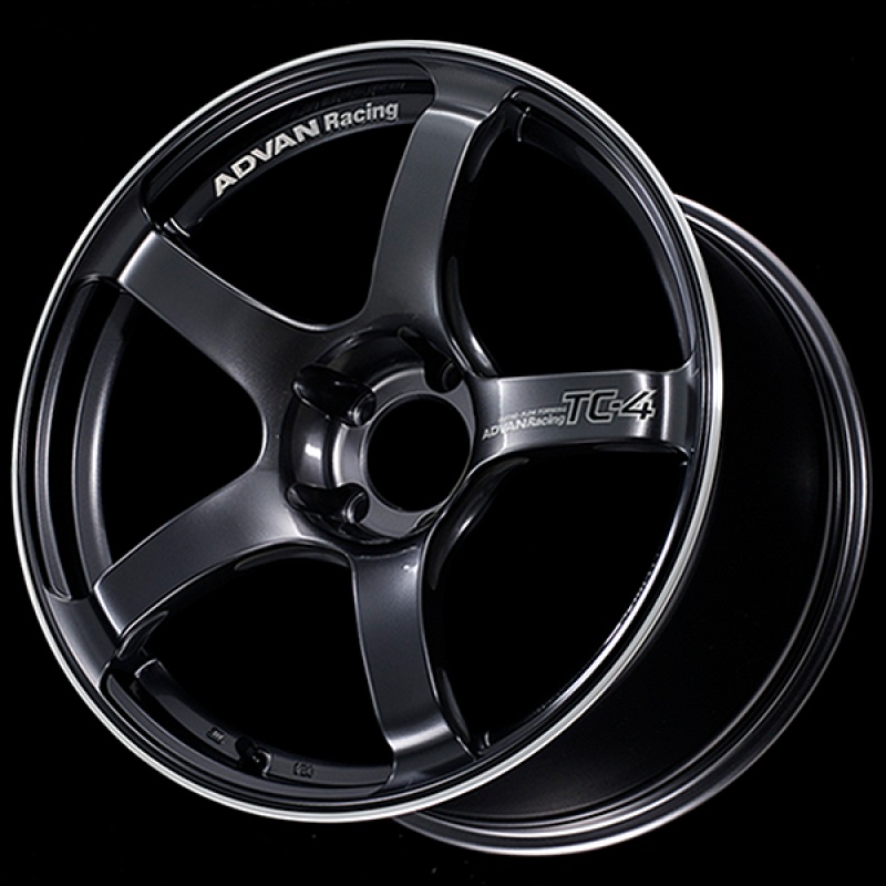 Advan TC4 18×10.5 +15 5-114.3 Racing Gun Metallic & Ring Wheel