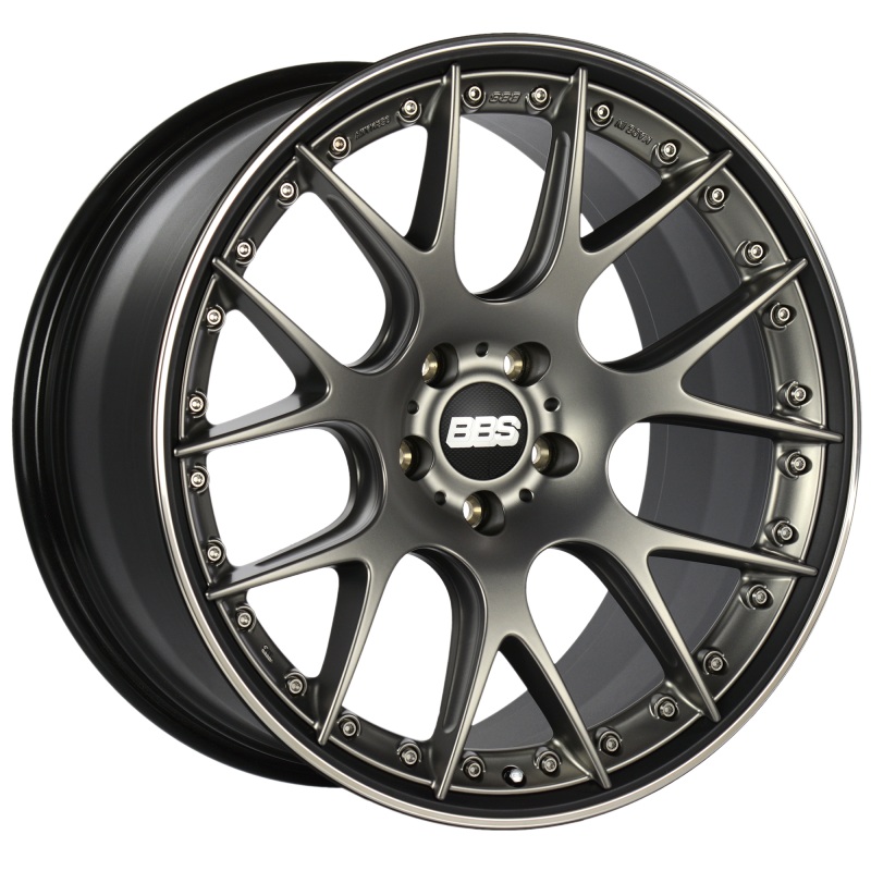 BBS CH-RII 21×10.5 5×120 ET35 Satin Platinum Center Black Lip SS Rim Prot Wheel -82mm PFS/Clip Req