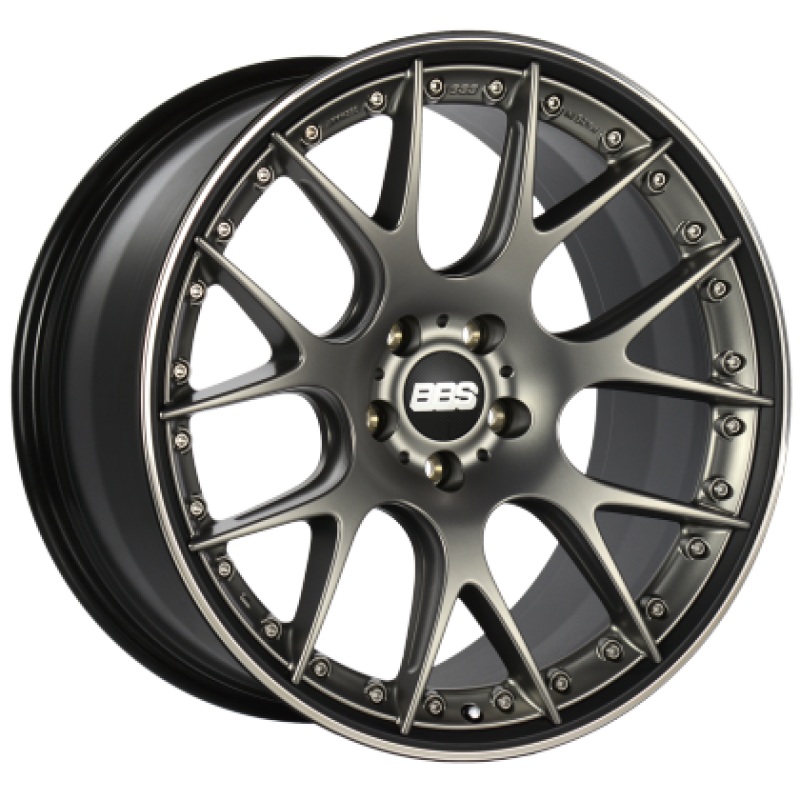 BBS CH-RII 21×11.5 5×120 ET36 Satin Platinum Center Black Lip SS Rim Prot Wheel PFS Req w/MS Etching