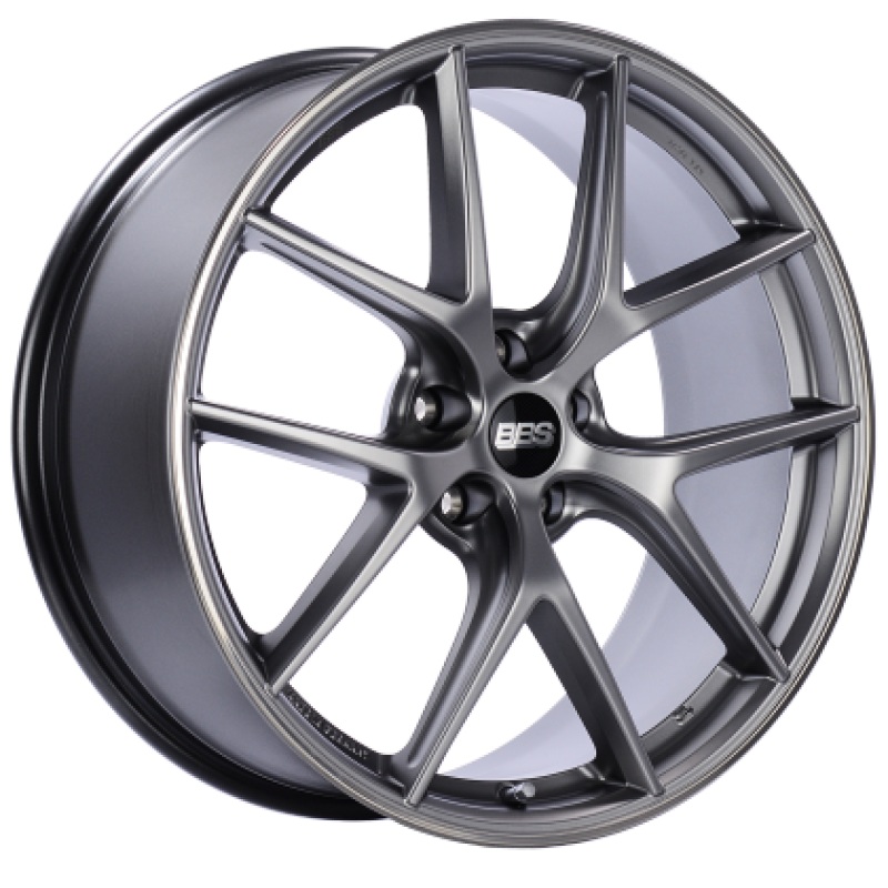 BBS CI-R 19×9.5 5×112 ET25 Platinum Rim Protector Wheel PFS/Clip Required