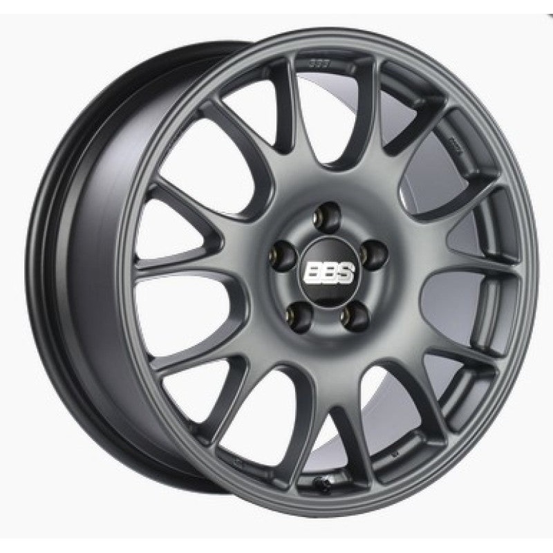 BBS CO 18×8 5×112 ET44 CB57 Titanium Wheel -82mm PFS/Clip Req