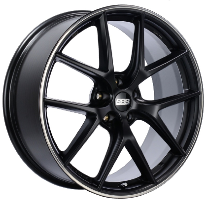 BBS CI-R 19×9.5 5×112 ET25 Satin Black Rim Protector Wheel PFS/Clip Required