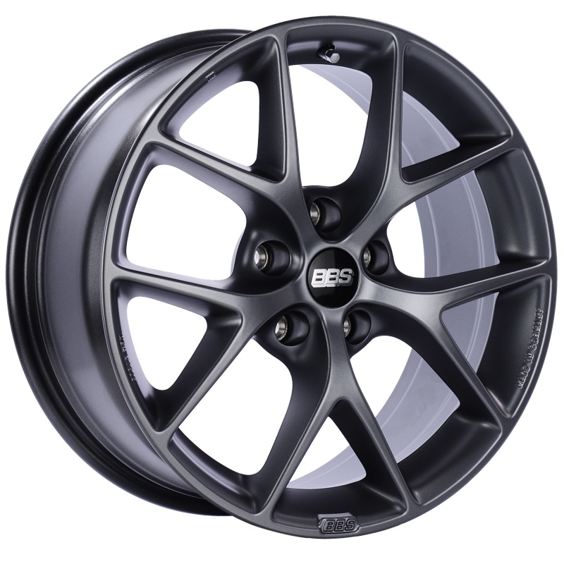 BBS SR 17×7.5 5×112 ET35 Satin Grey Wheel -82mm PFS/Clip Required