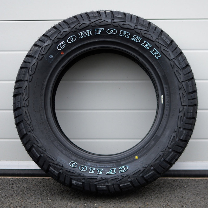 Comforser CF1100 All Terrain Tyres for Suzuki Jimny 215/75R15 (White lettering)