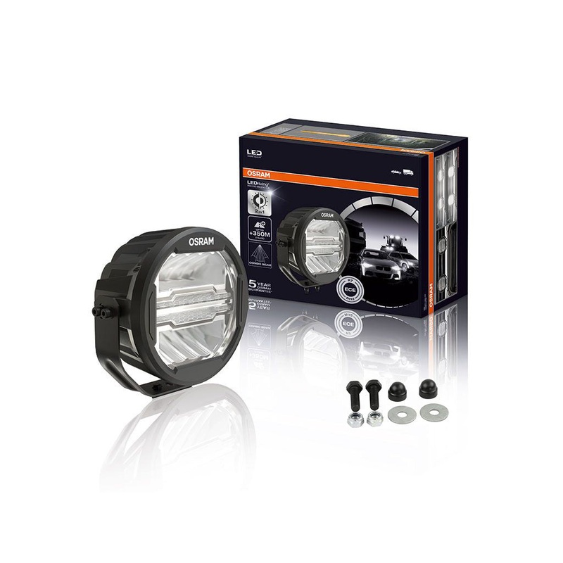 10 Osram LED Light Round MX260-CB Combo Beam and Mounting Kit