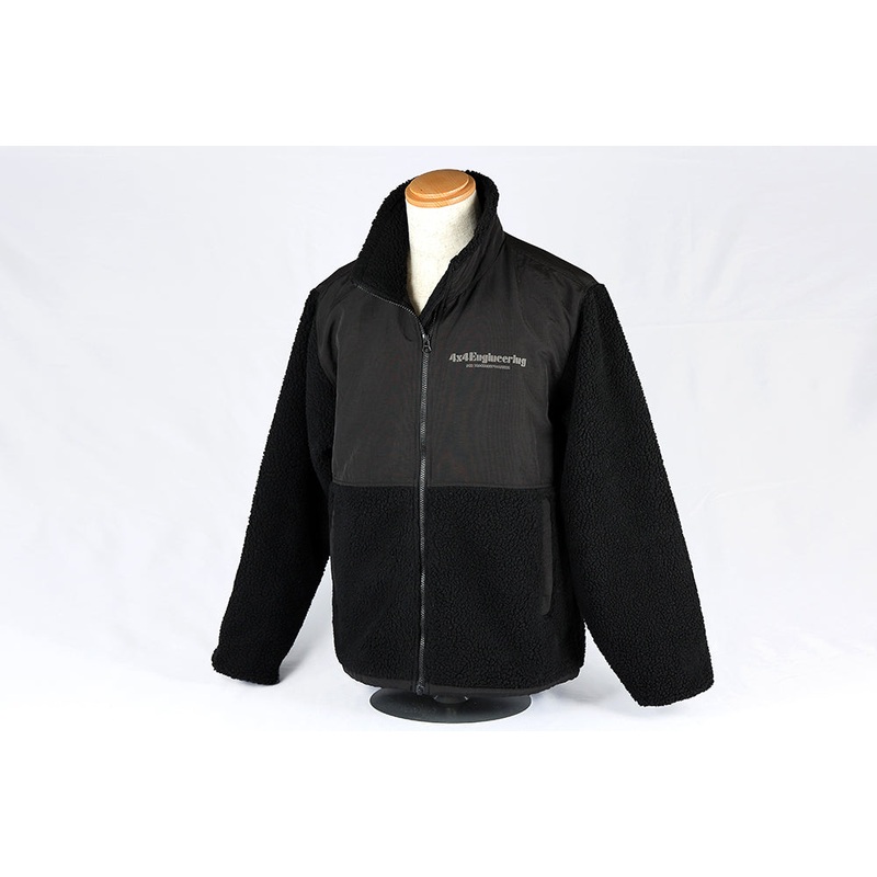 4×4 Engineering Service Boa Fleece Jacket Black Medium