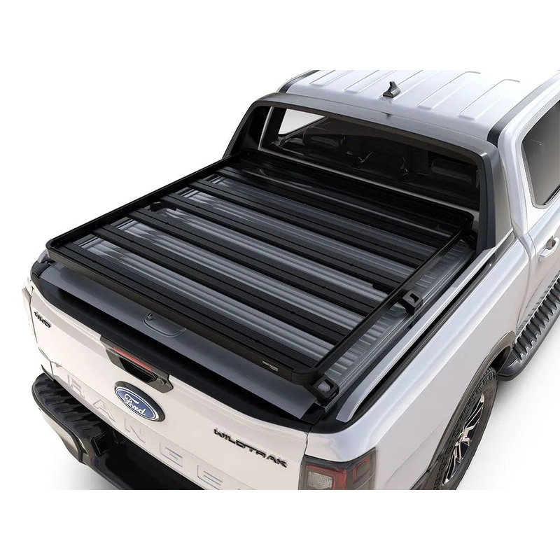 Front Runner Slimline II Load Bed Rack Kit for Ford Ranger T6.2 Double Cab (2022+) with OEM Roll Top