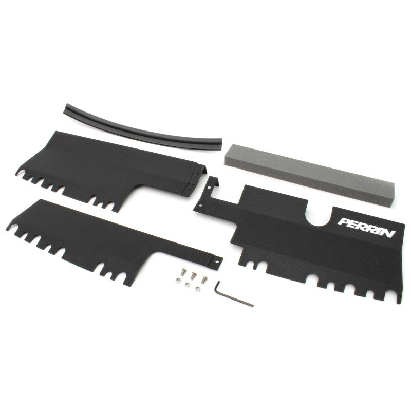 Perrin 15-21 WRX/STI Radiator Shroud (With/Without OEM Intake Scoop) – Black