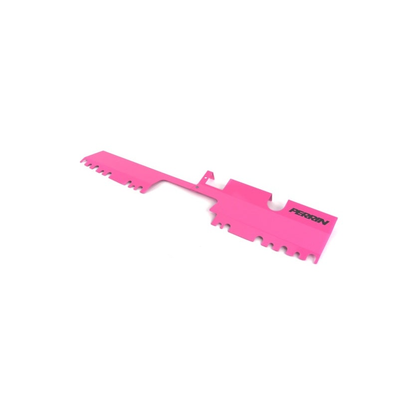 Perrin 15-21 WRX/STI Radiator Shroud (With/Without OEM Intake Scoop) – Hyper Pink
