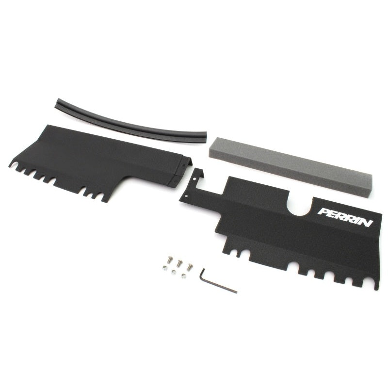 Perrin 15-21 WRX/STI Radiator Shroud (Without OEM Intake Scoop) – Black