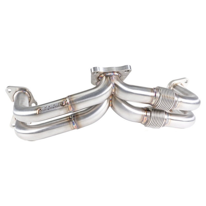 Perrin 22-24 Subaru WRX / 20-24 OBXT & Legacy XT / 19-24 Ascent Equal Length Header – Brushed SS