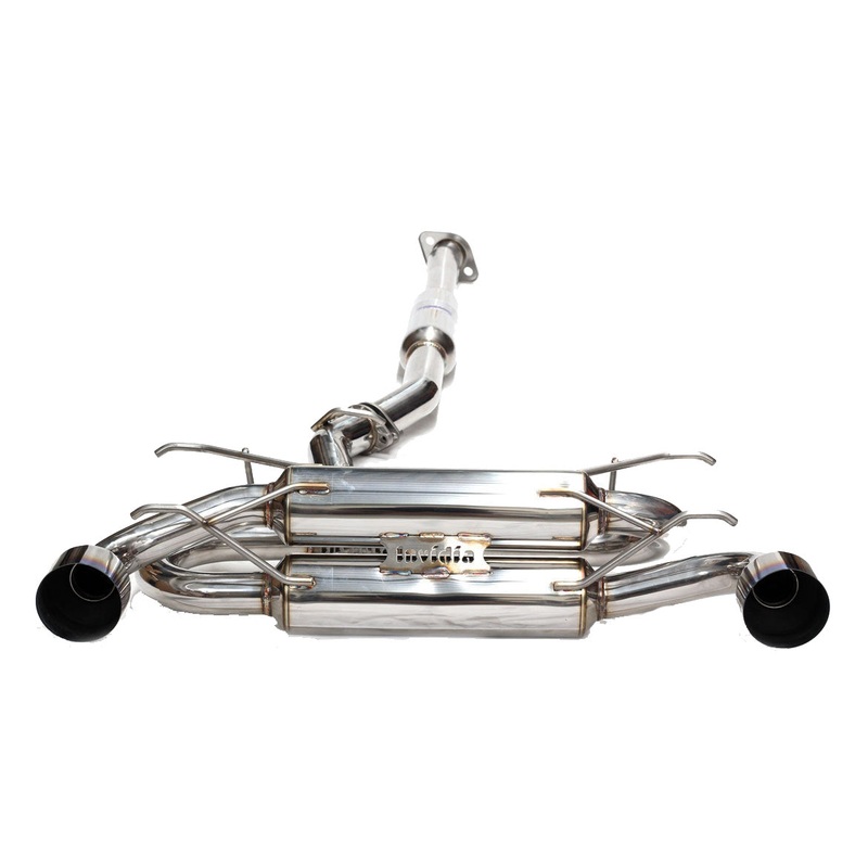 Invidia Gemini R400 Single Layer Stainless Steel Tip Catback Exhaust For 2013+ BRZ/FRS