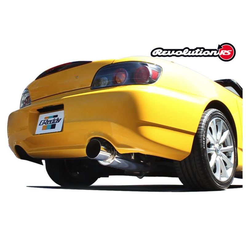 Greddy 63.5mm Single Side Cat-Back Revolution RS Exhaust For Honda S2000