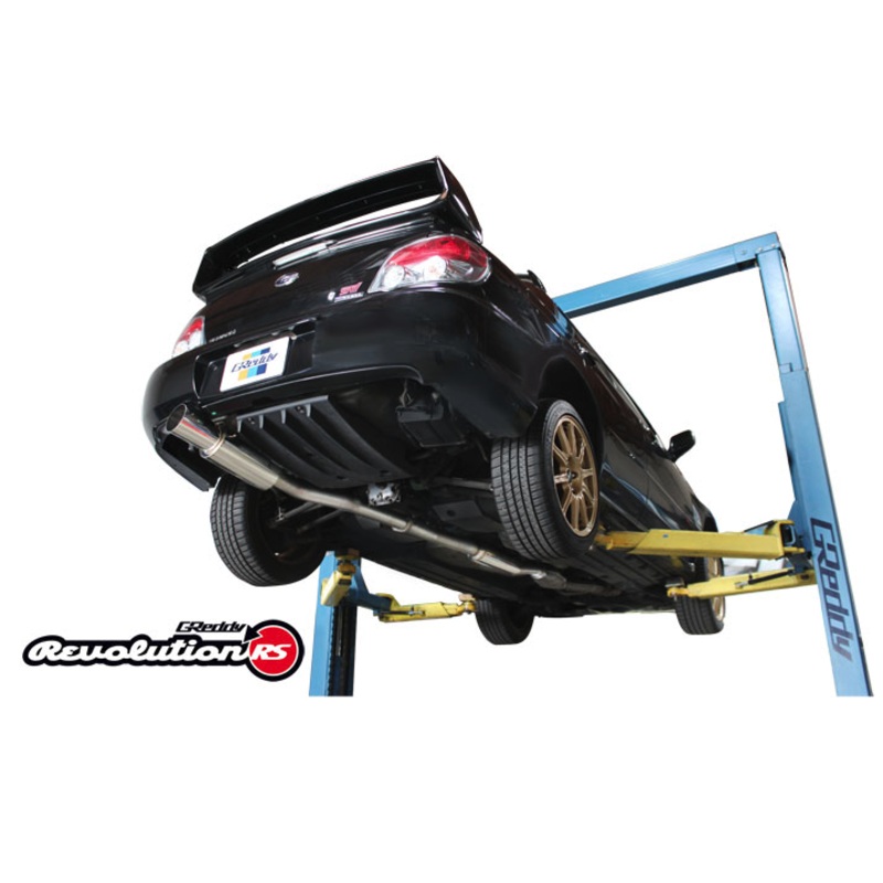 Greddy 76mm Single Side Cat-Back Revolution RS Exhaust For 2002-2007 Subaru WRX / STI