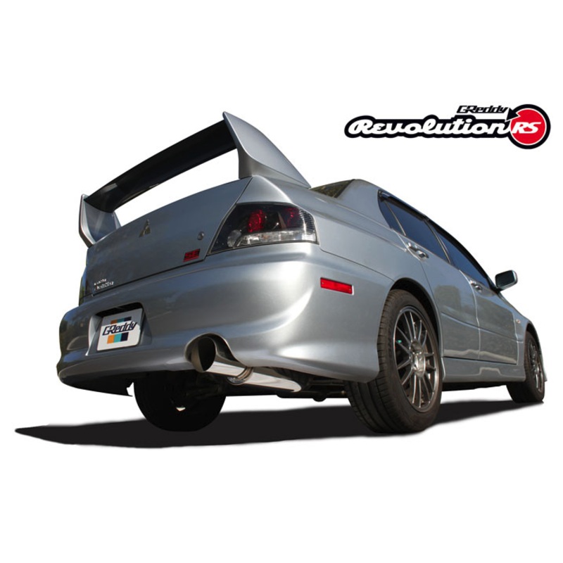 Greddy 76mm Single Side Cat-Back Revolution RS Exhaust For Evo 8/9