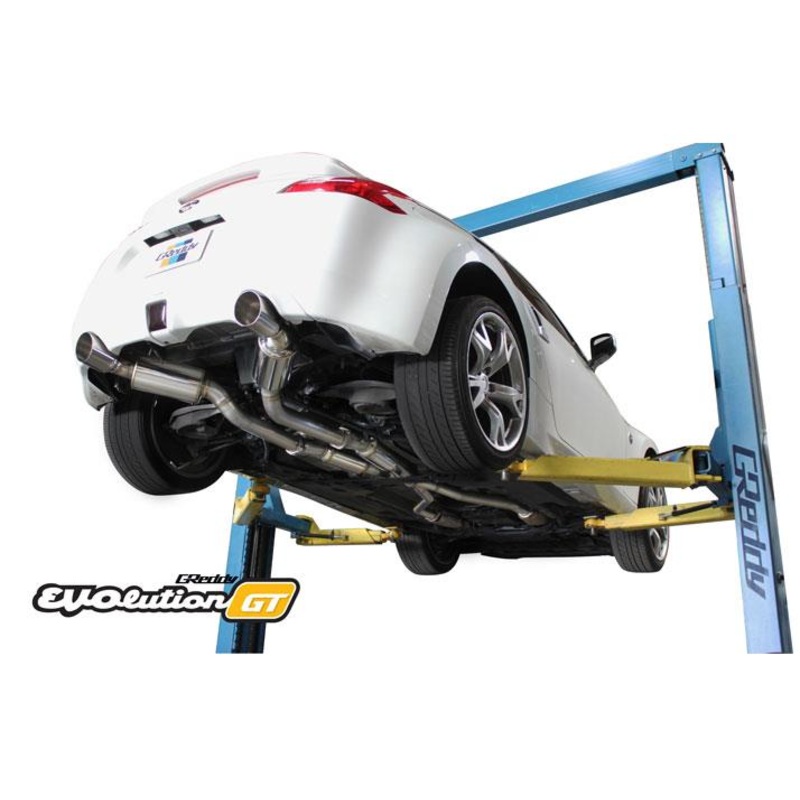 GReddy EVOlution GT Dual Muffler Cat-Back Exhaust for Infiniti G37