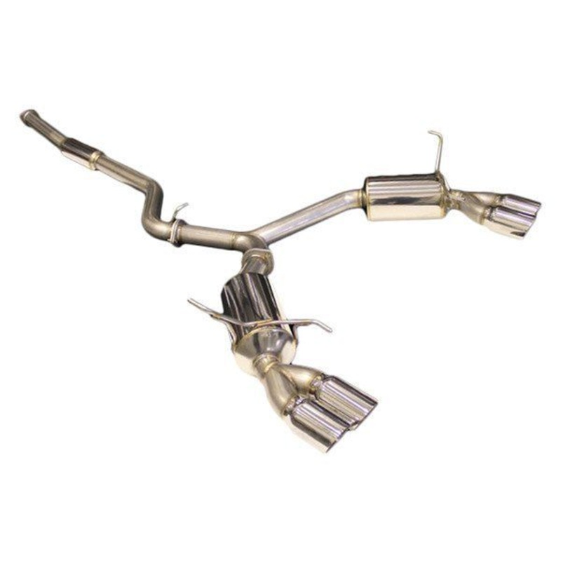GReddy EVOlution GT Dual Muffler Cat-Back Exhaust for Subaru WRX/STI Sedan 2011-2014