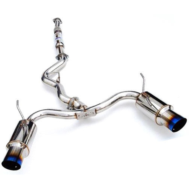 Invidia N1 Titanium Tip Catback Exhaust For 2008-2014 Subaru STI Hatchback / 2011-2014 WRX Hatchback