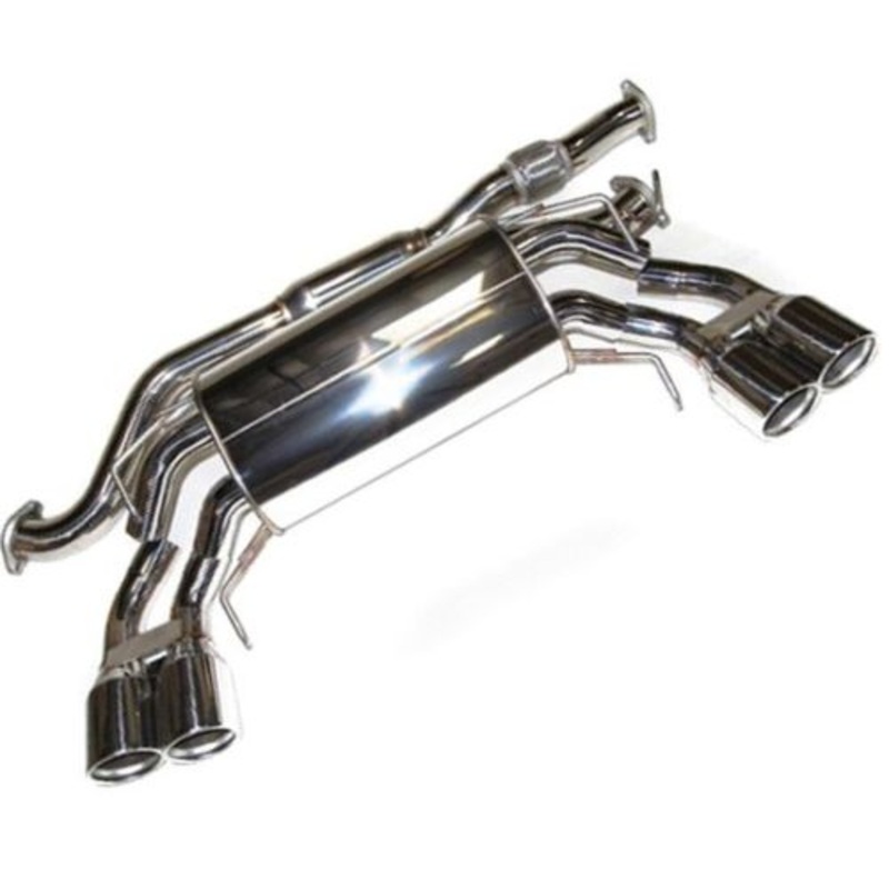 Invidia Q300 Stainless Quad Tip Catback Exhaust For 2011-2014 WRX Hatchback / 2008-2014 STI Hatchback
