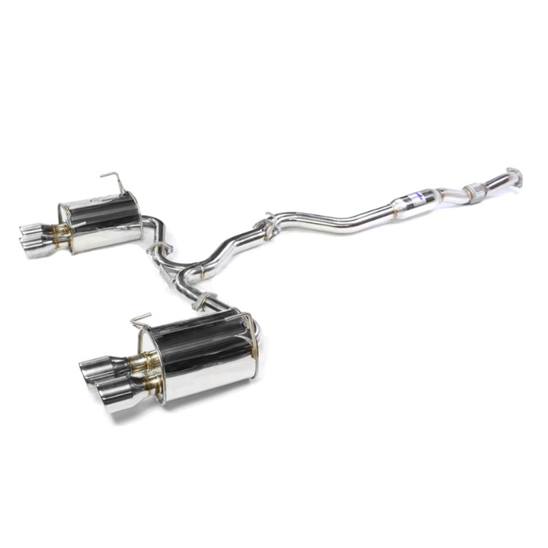 Invidia Q300 Stainless Quad Tip Catback Exhaust For 2011-2014 WRX/STI Sedan