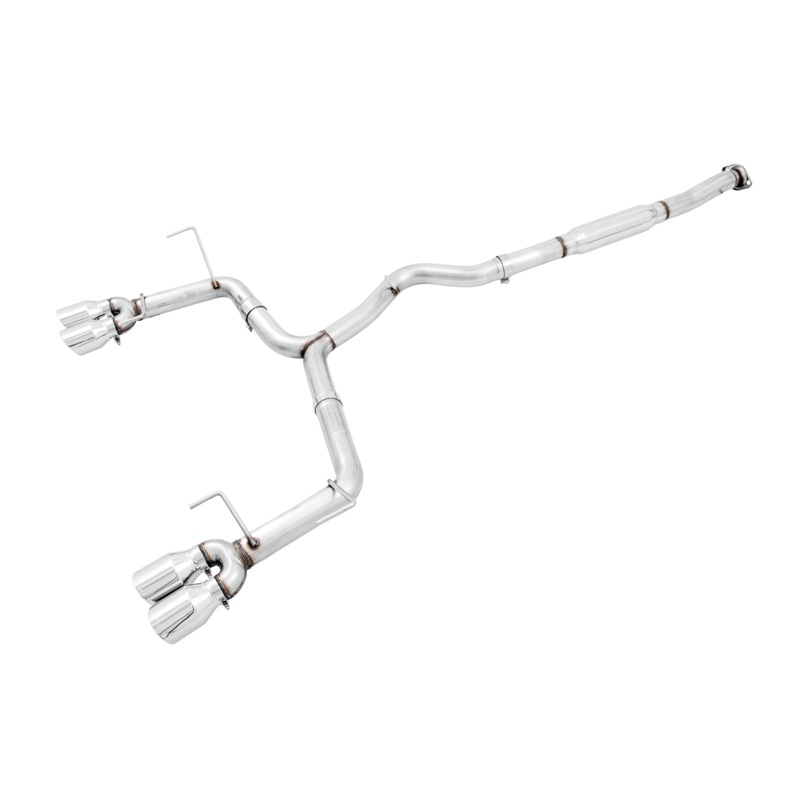 AWE Track Edition Exhaust for 2011-2014 WRX Sedan / 2011+ STI Sedan (Diamond Black Quad Tips)