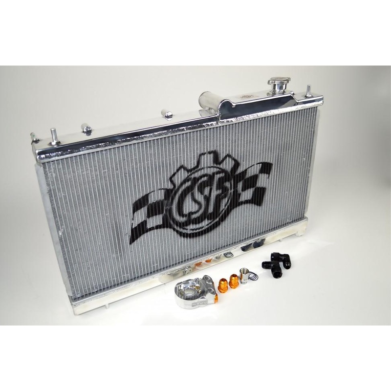 CSF Racing Radiator w/ Built-in Oil Cooler for 2008-2014 WRX / 2008+ STI
