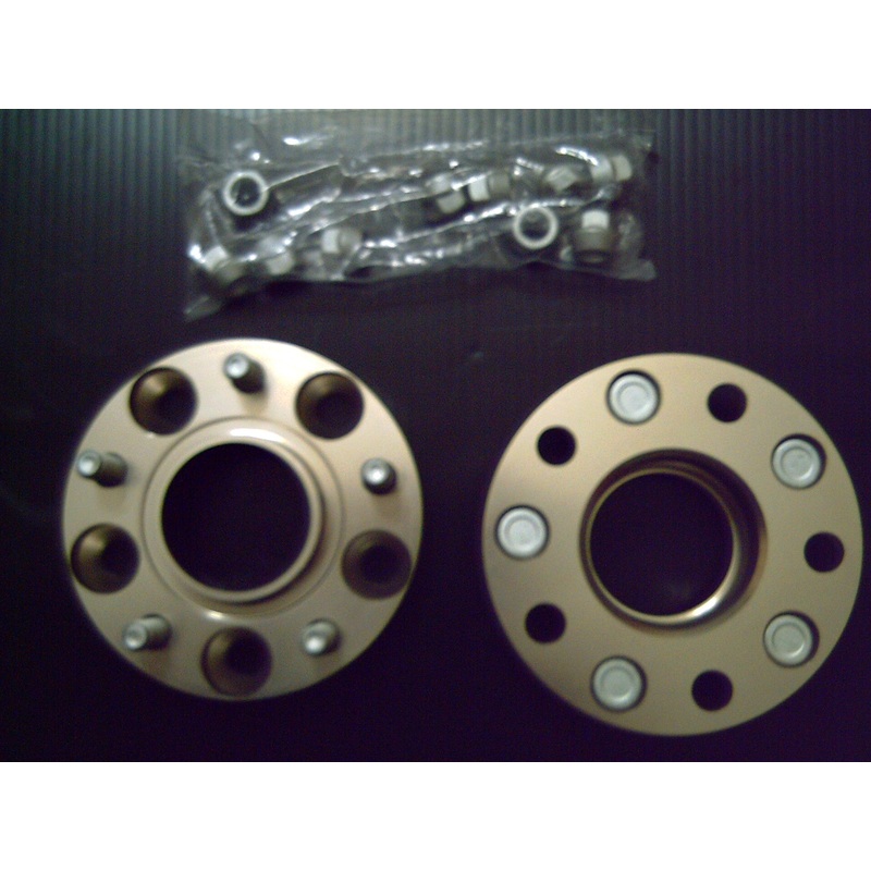 5 STUD PAIR X 114.3PCD , 25MM , BOLT ON WHEEL SPACERS